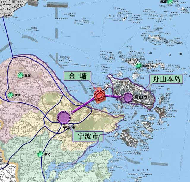 由于宁波和舟山地理位置接近,舟山曾经属于宁波管辖范围,再加上两地