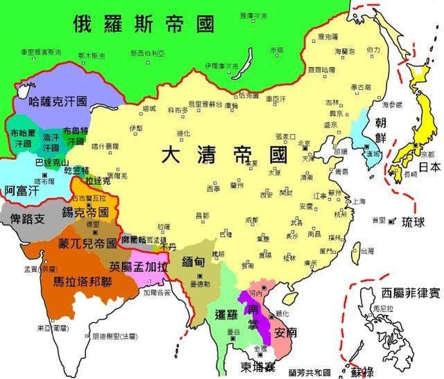 1759年清朝地图