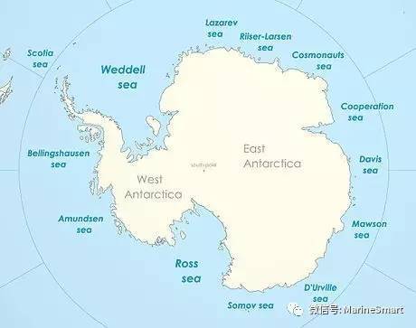 水温最低的海是罗斯海,威德尔海,终年结冰,水温-2℃-0℃,位于南极洲