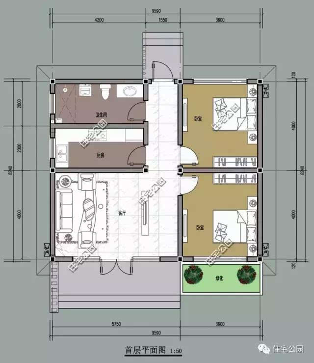 农村一层小平房9x8米7万建成,舒适,不输小别墅!