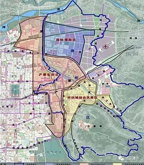 万达城和华润项目落地港务区和浐灞,对于西安"东部新城"的助力发展无