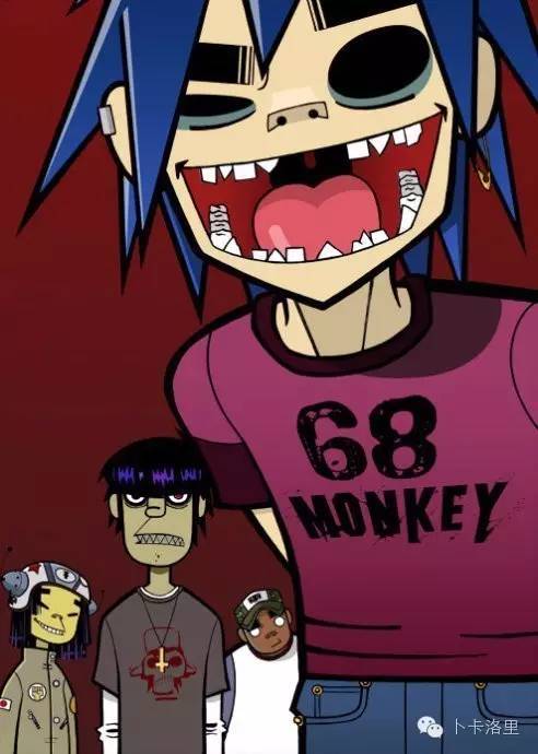 看不惯偶像团体,他们组建了一支虚拟乐队gorillaz