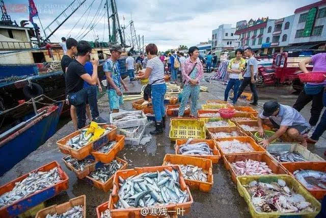 海南文昌清澜港的环球码头 海鲜新鲜而且价格实惠