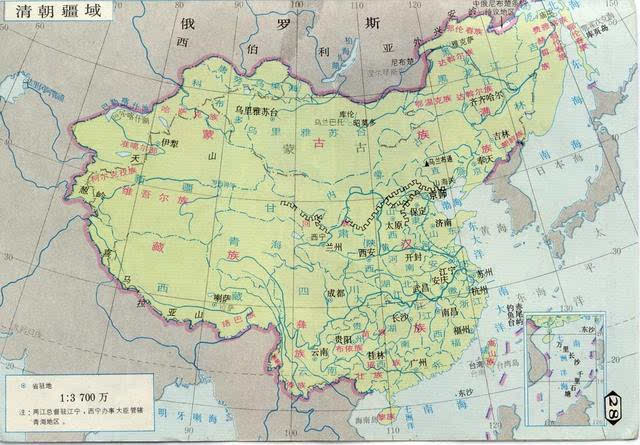 历史上各个朝代的领土面积排行以及疆域图的大小