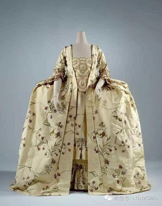 1750-1775的西方时尚——法国长袍"robe à la franaise"