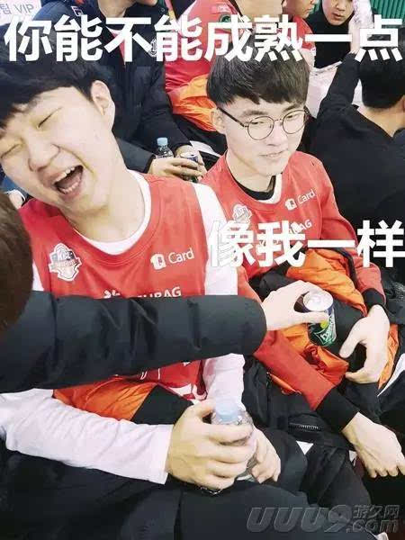 faker新发型秒变瓜皮中单 skt全队搞怪成lol表情包