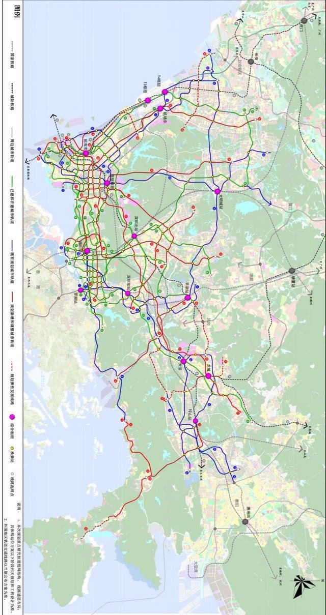 深圳要有32条地铁线覆盖全市!看看哪一条经过你家?