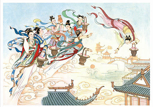 在神话故事里,"七仙女"是"真善美"的象征,关于她们的动人传说数不胜