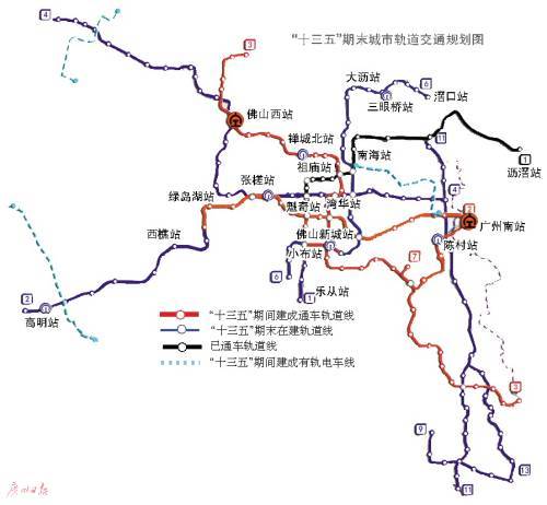 佛山逾投资2449亿元,未来地铁,机场,高速这样建.