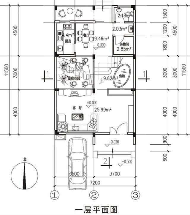 7米面宽农村自建房户型2套 中式还是现代好?