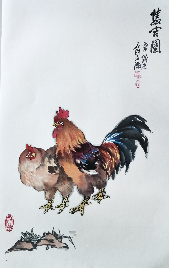 抽幅桐乡画家的"吉"画,讨个吉祥!