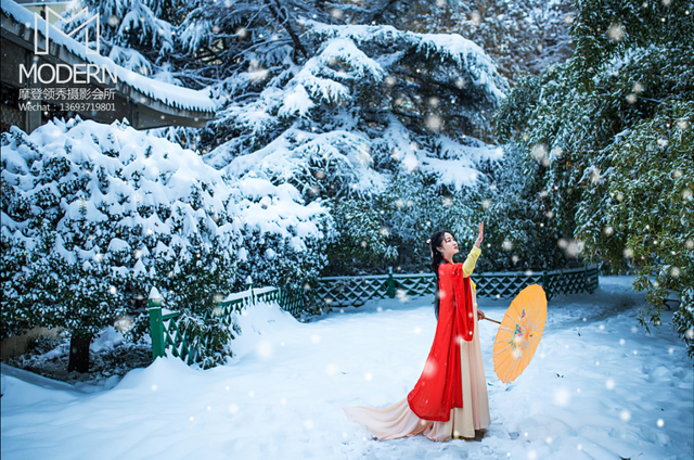 2017新春,古装美女雪景摄影大片