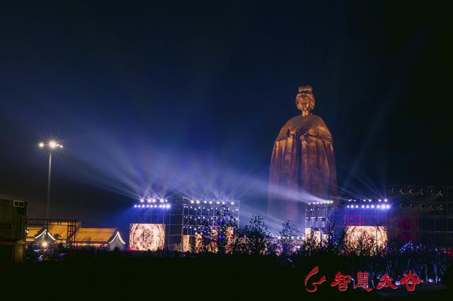 一波炫酷的太谷正月夜景图