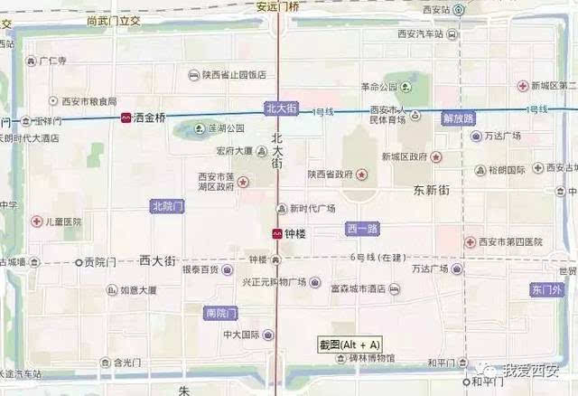 全部在唐长安城的城址范围内,并且老城面积的2/3为唐长安城的皇城和图片