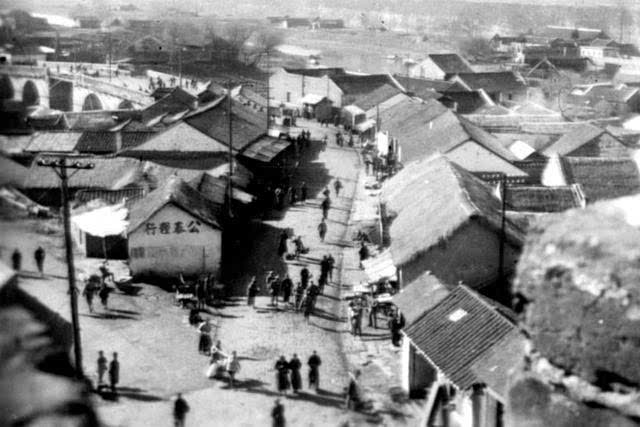 老照片:国民政府还都时的金陵街景 1946年