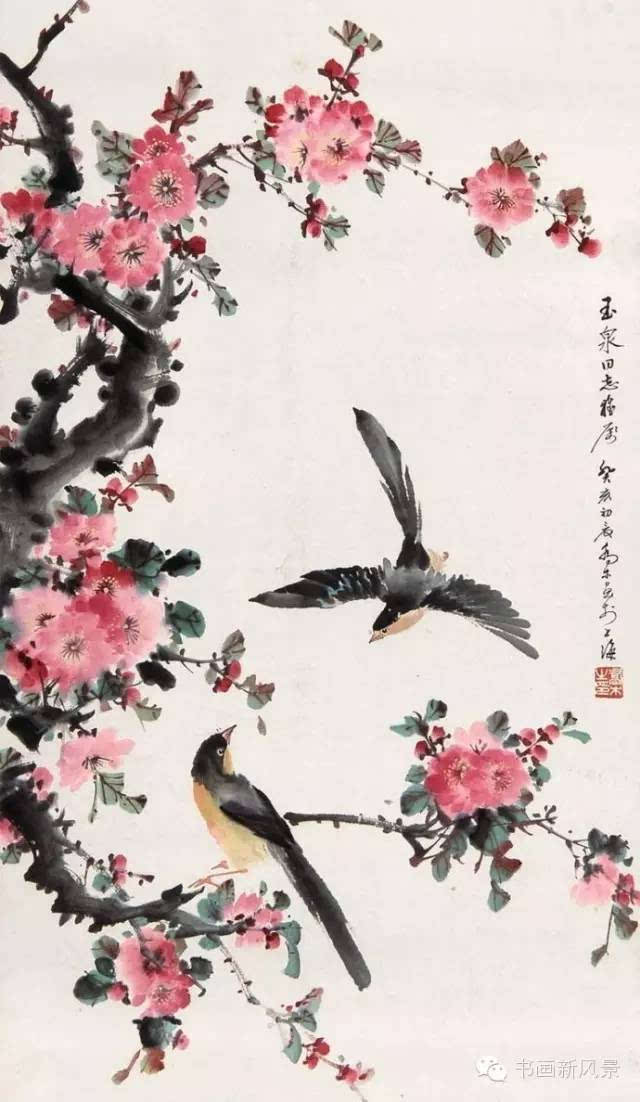 花鸟迎春:中国花鸟画精品欣赏!