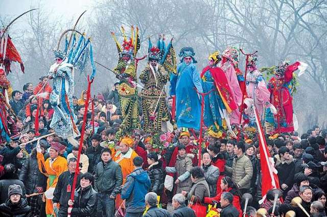 河南浚县最大的正月古庙会—中国人的狂欢节