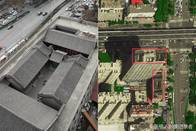 石家庄现顶楼"空中四合院" 连卫星都能清晰拍到