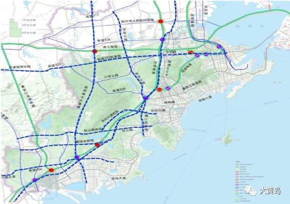 "十三五"期间,西海岸新区拟建设 14 个国省道工程.