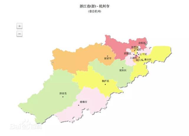 杭州区域地图,来自百科 为何杭州美发市场如此繁荣?