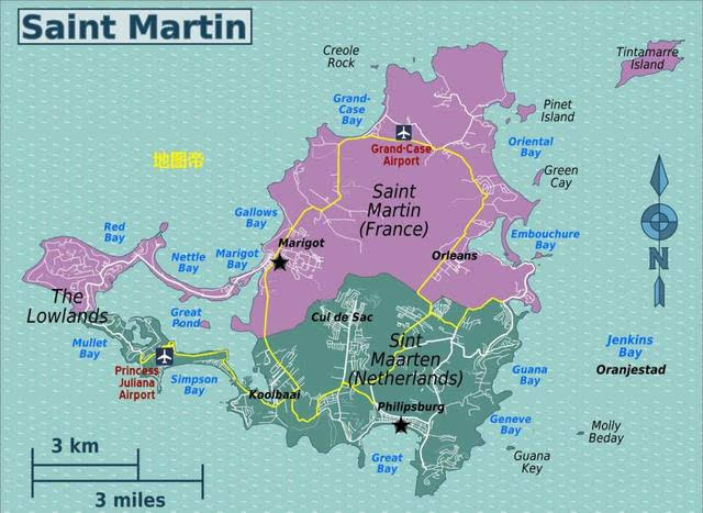 法国人也看上了圣马丁岛,准备当成法国在加勒比的重要落脚点.