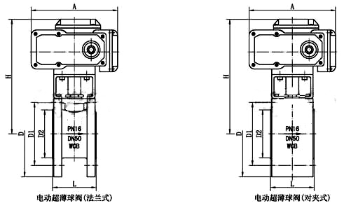 q971f电动对夹球阀