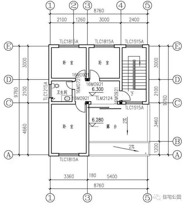 微信公众号:住宅公园,450套农村自建房图纸下载,民宅定制设计