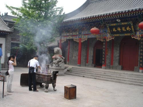 陕西名刹古寺西安卧龙寺西北第一禅林