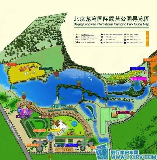 五星级自然休闲房车营地 北京龙湾国际露营公园