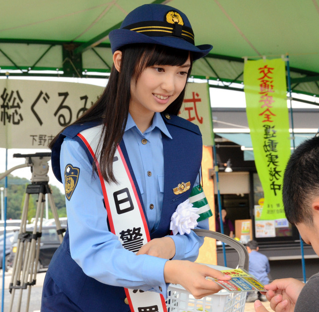 日本最美女警,一日署长是怎么选出来的