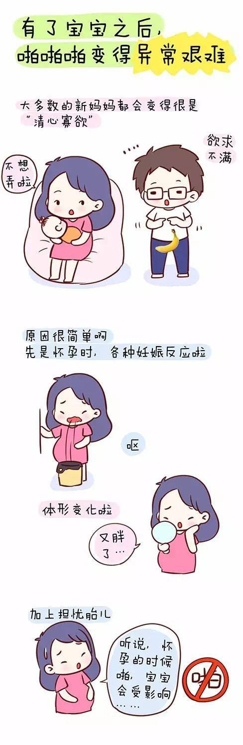 【漫画】有了宝宝后,啪啪啪变得异常艰难