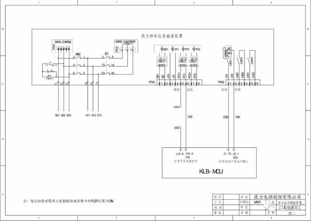 【技术篇】康力电梯klb-mcu电气原理图img