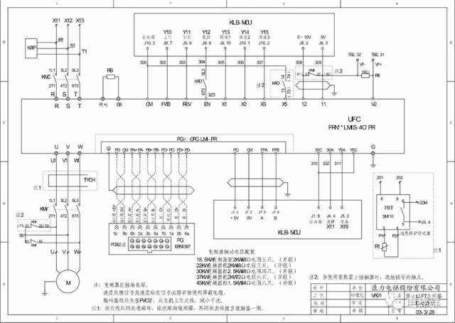 【技术篇】康力电梯klb-mcu电气原理图img