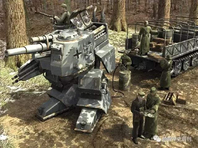 最终幻想:模型中的纳粹黑科技单兵装备和战斗机甲
