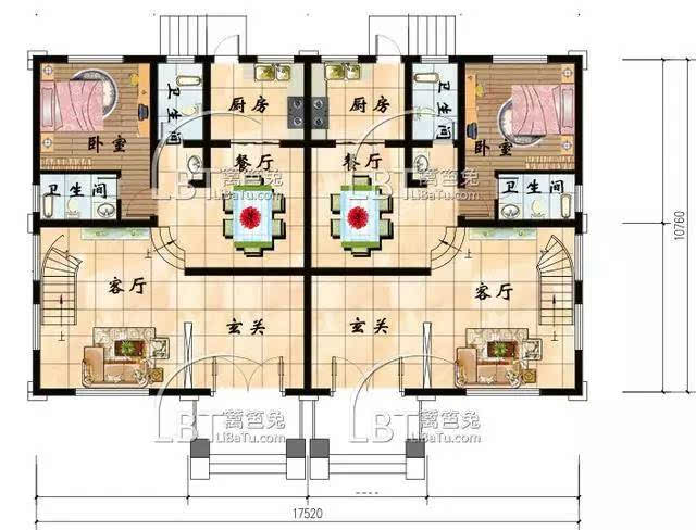 10套自建房双拼别墅 兄弟联排别墅全套施工图纸!