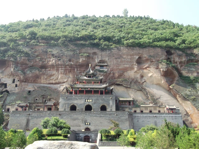 陕西名寺古刹:彬县大佛寺--丝路第一大佛