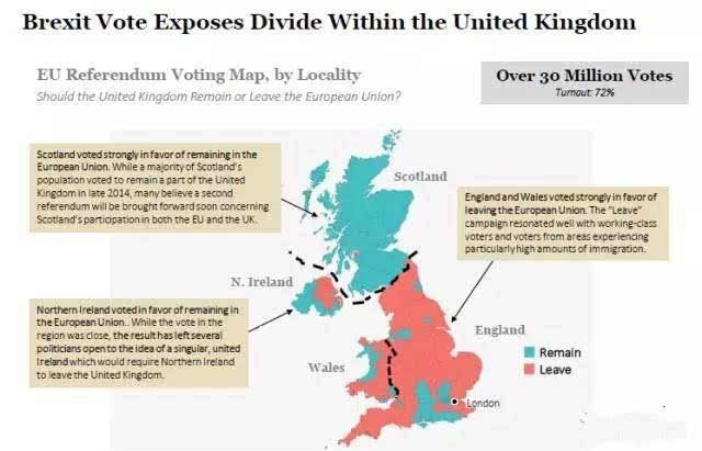 幽默与调侃之下的英国脱欧漫画政治地图
