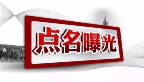 点名曝光!丽水4名党员干部被通报批评!