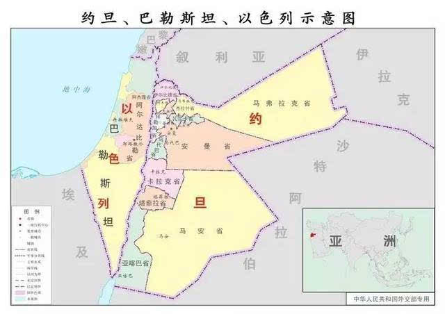 西部,阿拉伯半岛的西北部,西与巴勒斯坦,以色列为邻,北与叙利亚接壤