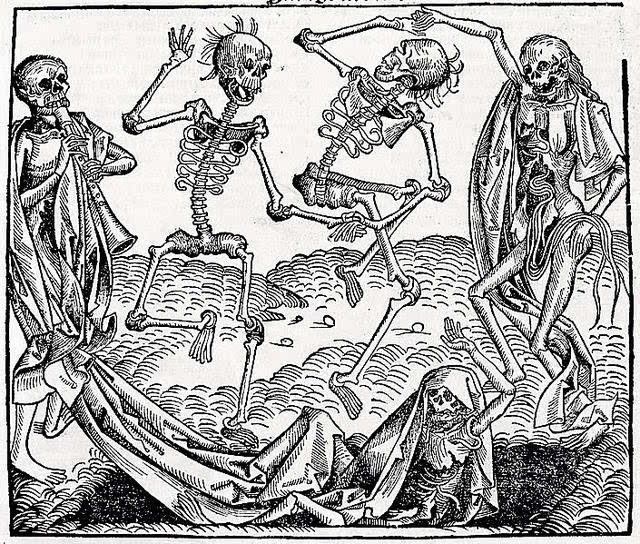 michael wolgemut,死亡之舞(the dance of death,1493"骷髅舞"的