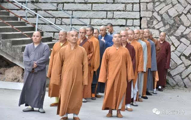 回家:众法师汇聚南安雪峰寺,重走义存禅师弘法路