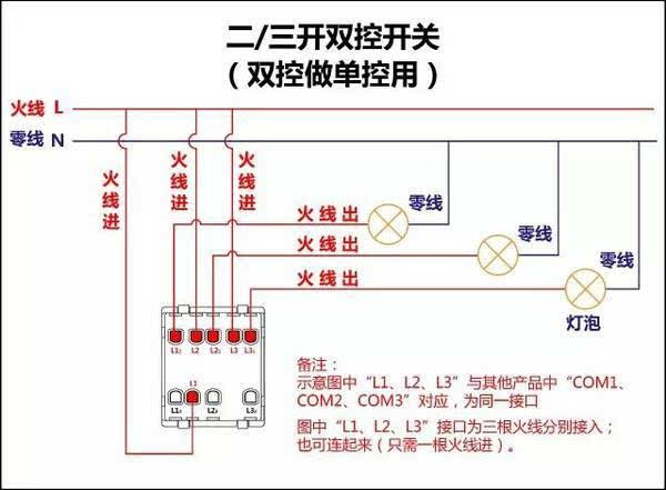 单相微电脑时控开关接线图