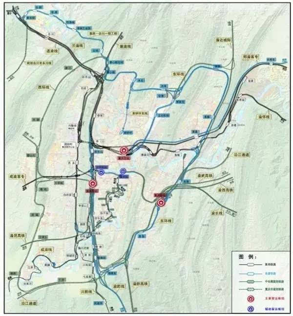 涪陵距离西南最大的客运枢纽站竟然这么近