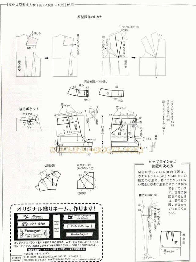 国外服装纸样连载分享14 ,12款女士小西装小西服裁剪纸样图