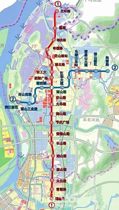 介绍:马鞍山轨道交通1号 (马鞍山地铁1号线规划图) 据了解,规划中的