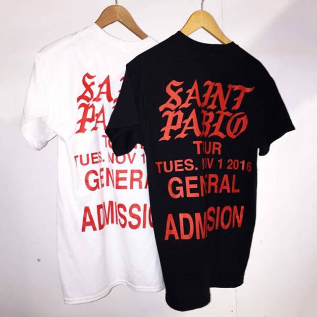 saint pablo 周边 tee