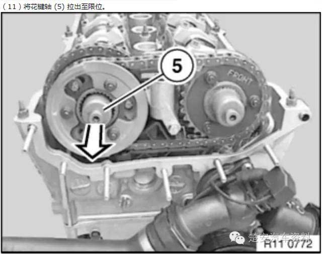 【汽车正时】宝马直列六发动机(m54)正时校对方法