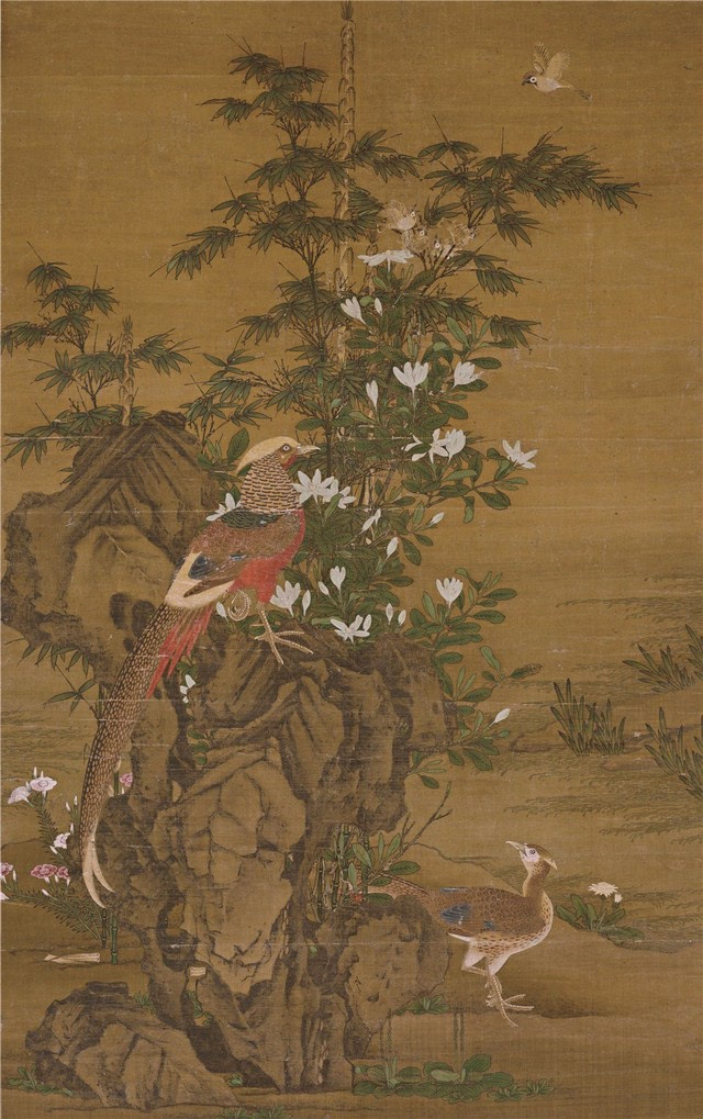 马麟,为马远之子,画承家学,擅画人物,山水,花鸟,宁宗嘉泰年间授画院祗