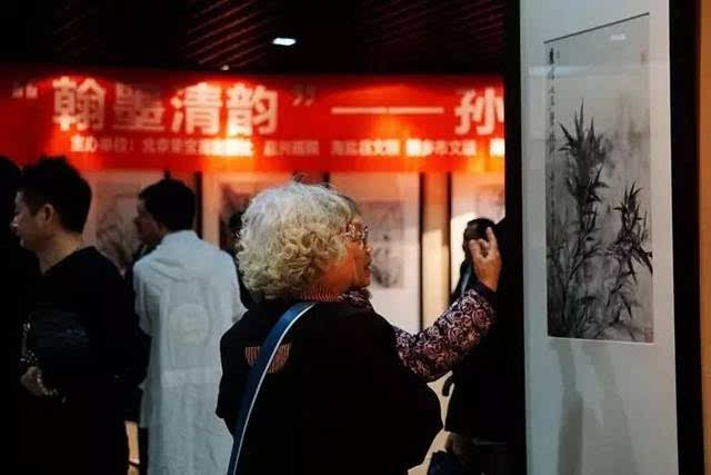 孙虎城,赵文火海盐中国画展