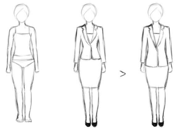虽然有的人会说裙子比裤子更加正式,但是裙子主要是用来凸显女性气质